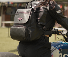  Lone Ranger Noir Faux Leather Women Backpack