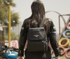 Lone Ranger Noir Faux Leather Women Backpack