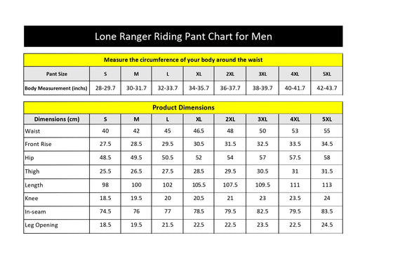 Lone Ranger Trotter Riding Trousers-Black